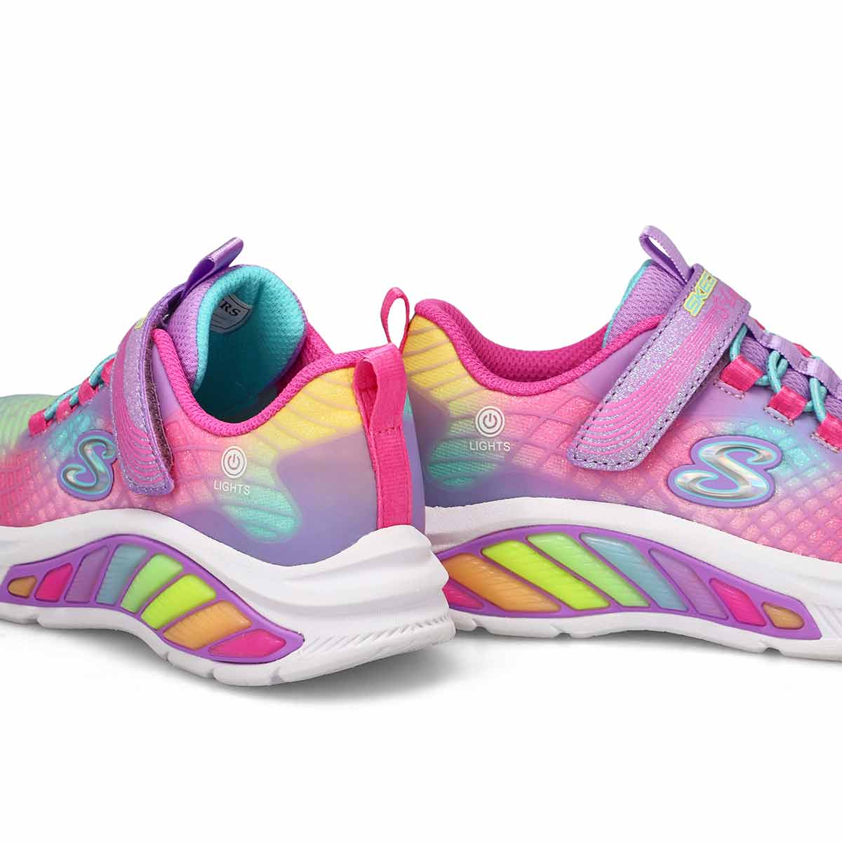 Baskets S-LIGHTS RAINBOW CRUISERS RAINBOW REFLECTIN, lavande/multi, filles