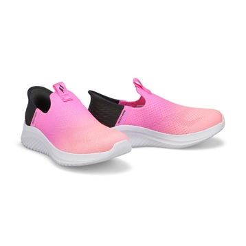 Girls'  Ultra Flex 3.0 Slip-Ins Sneaker - Pink/Bla