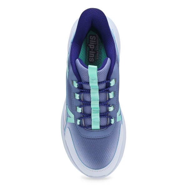 Girls'  Wave 92 Slip-Ins Sneaker - Light Blue/Multi