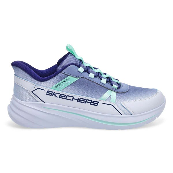 Girls'  Wave 92 Slip-Ins Sneaker - Light Blue/Multi