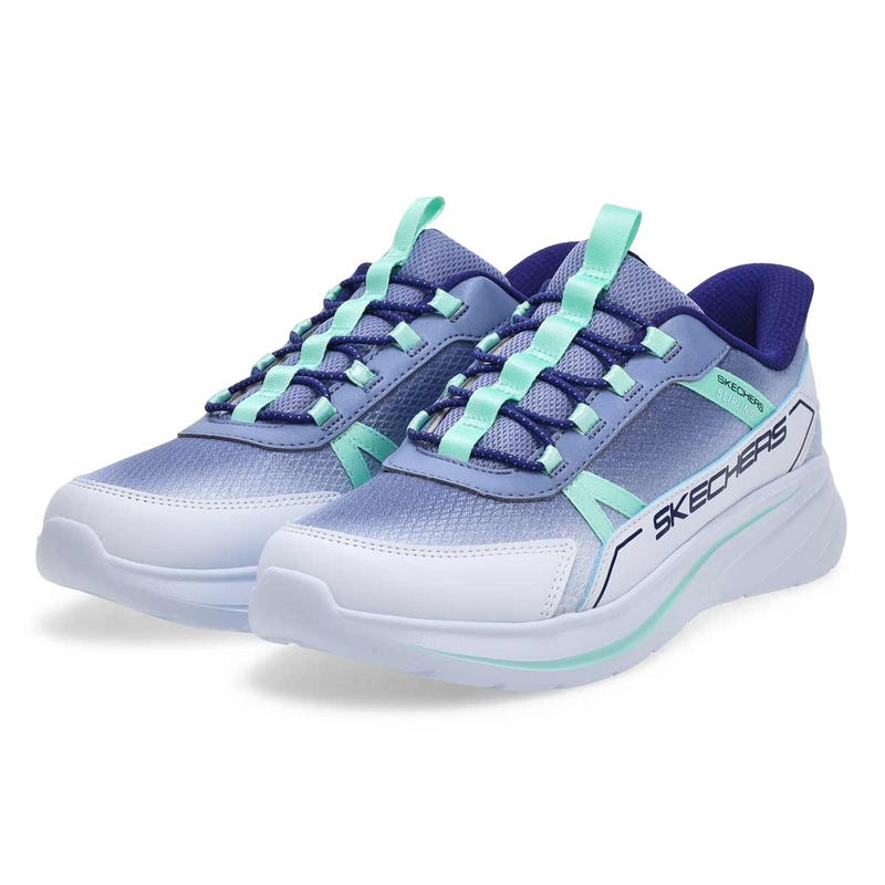Girls'  Wave 92 Slip-Ins Sneaker - Light Blue/Multi