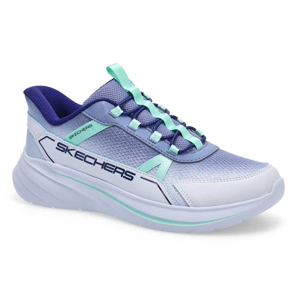 Girls'  Wave 92 Slip-Ins Sneaker - Light Blue/Multi