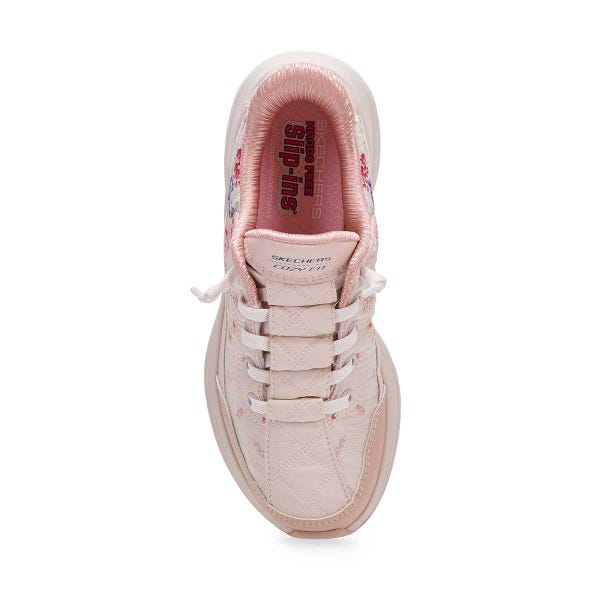Girls'  Contour Foam Floral Slip-Ins Sneaker - Pink/White
