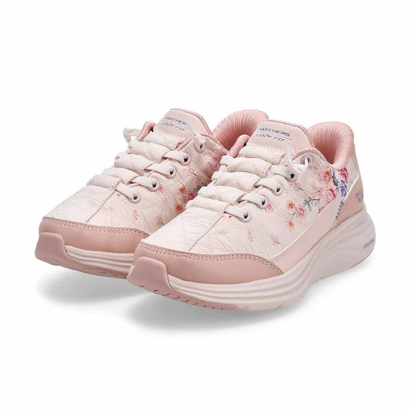 Girls'  Contour Foam Floral Slip-Ins Sneaker - Pink/White