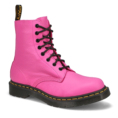 Lds 1460 Pascal 8-Eye Combat Boot - Thrift Pink