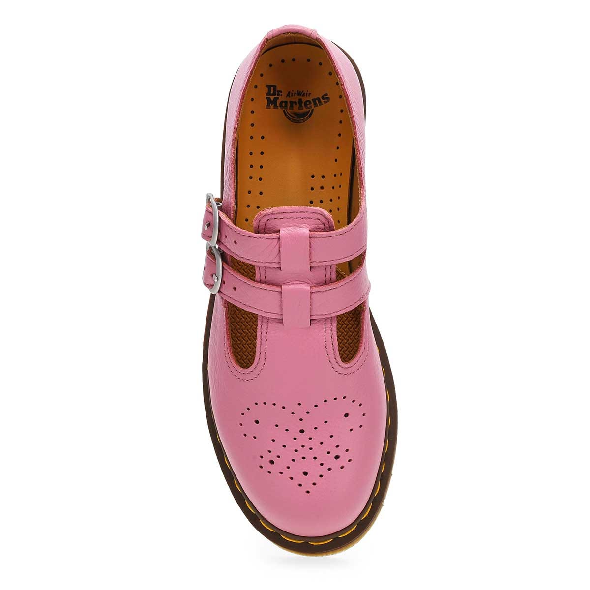 Women's Lds 8065 Virginia 2 Strap Mary Jane - Dusty Rose
