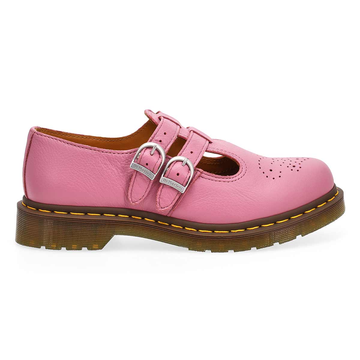 Women's Lds 8065 Virginia 2 Strap Mary Jane - Dusty Rose