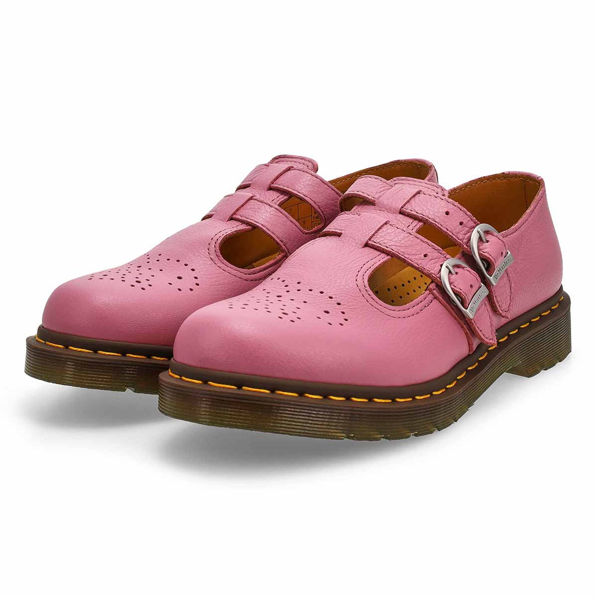 Women's Lds 8065 Virginia 2 Strap Mary Jane - Dusty Rose