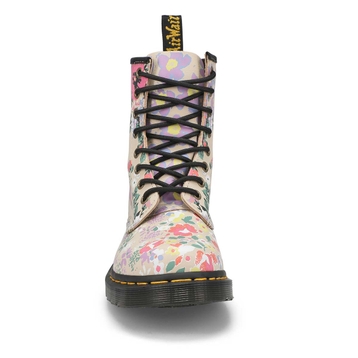 Women's 1460 Pascal Floral Mash Up 8-Eye Combat Bo