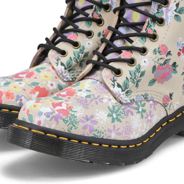 Women's 1460 Pascal Floral Mash Up 8-Eye Combat Boot - Multi