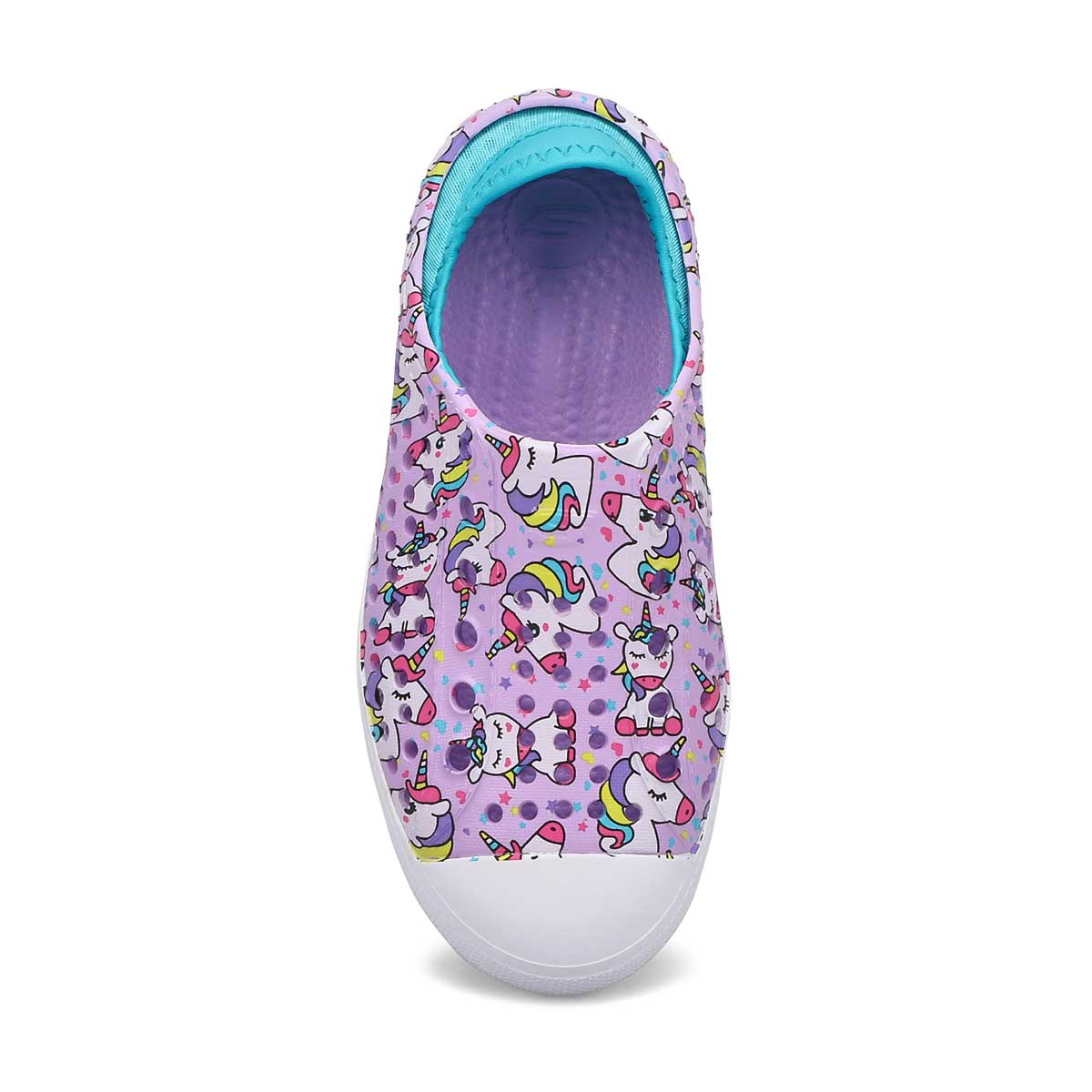 Girls' Guzman Steps Unicorn Days Slip On Sneaker - Lavender/Aqua