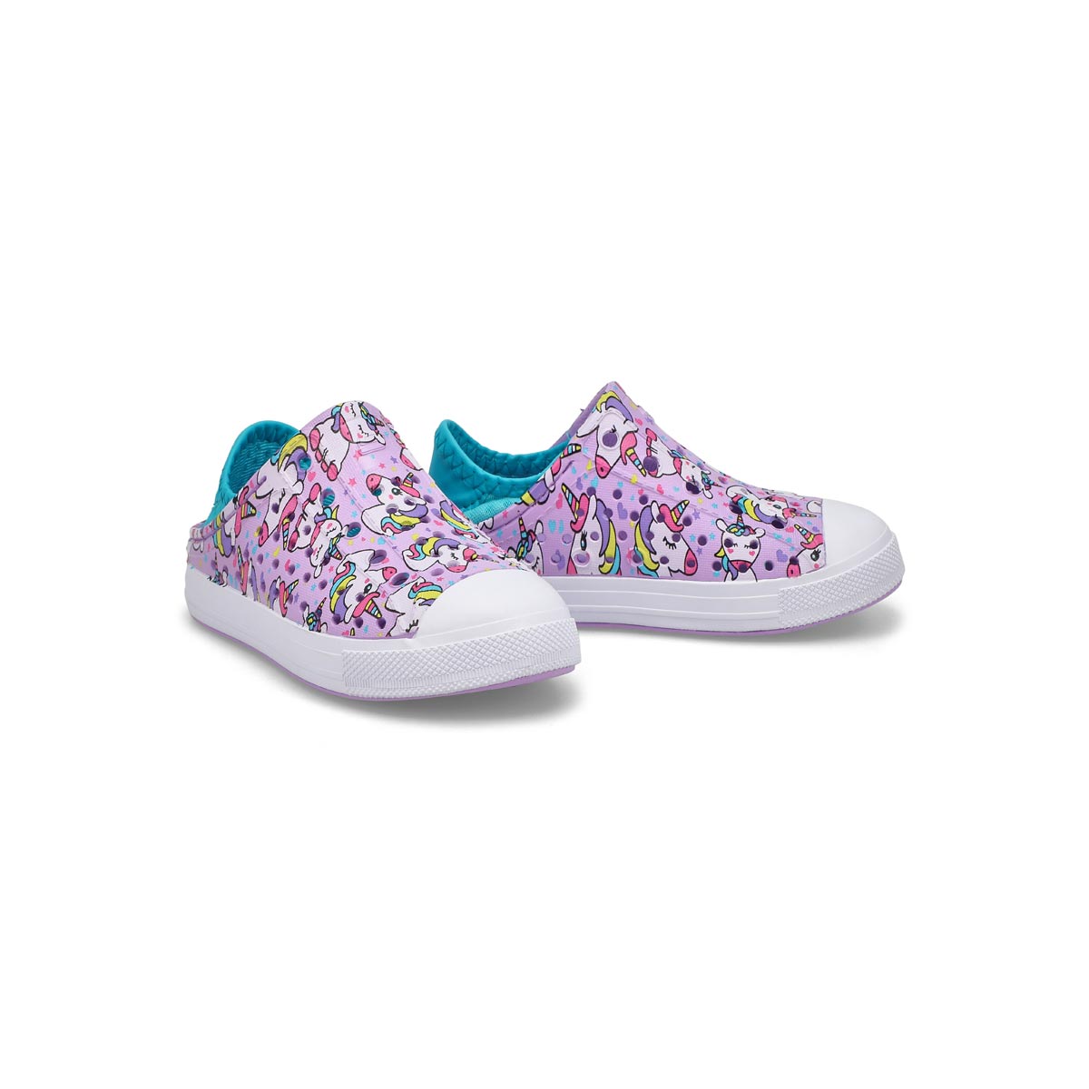 Girls' Guzman Steps Shoe - Lavender/Aqua