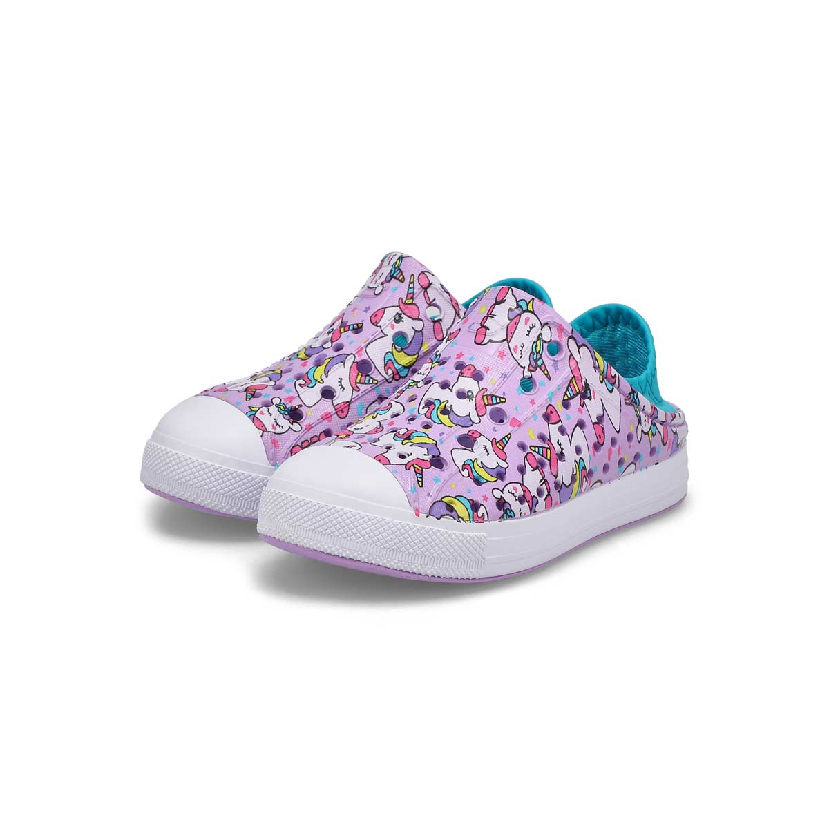 Girls' Guzman Steps Shoe - Lavender/Aqua