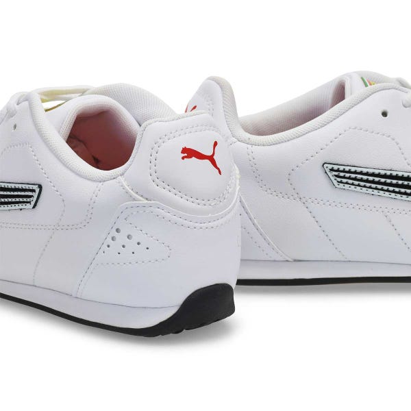 Men's Ferrari Catch Lace Up Sneaker - White/Black
