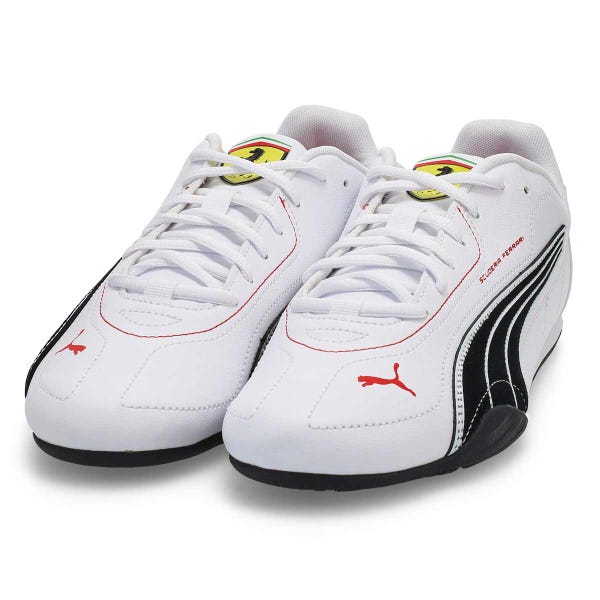 Men's Ferrari Catch Lace Up Sneaker - White/Black