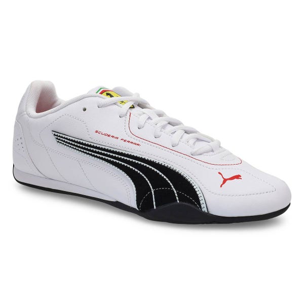 Men's Ferrari Catch Lace Up Sneaker - White/Black