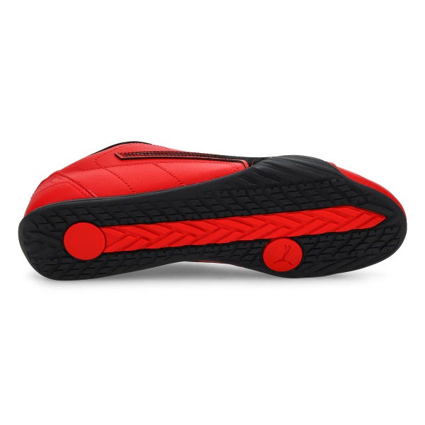 Men's Ferrari Catch Lace Up Sneaker - Rosso Corsa/Black