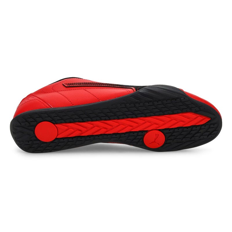 Men's Ferrari Catch Lace Up Sneaker - Rosso Corsa/Black