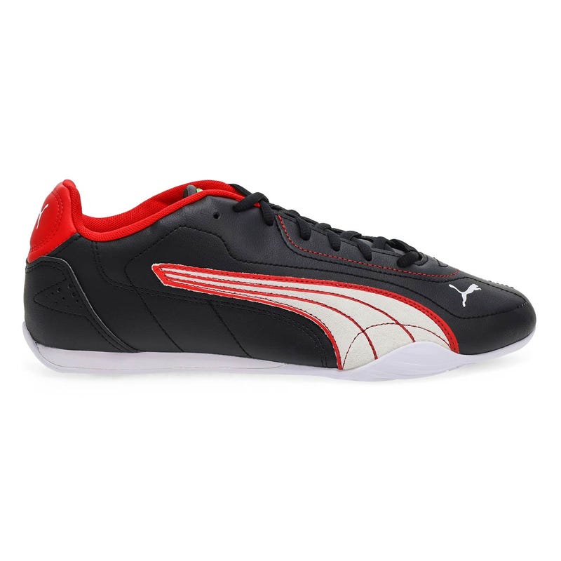 Baskets à lacets FERRARI PUMA CATCH, noir/blanc, hommes