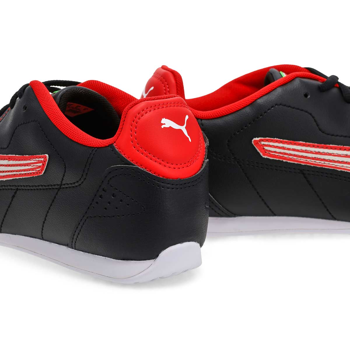 Men's Ferrari Puma Catch Lace Up Sneaker - Black/W