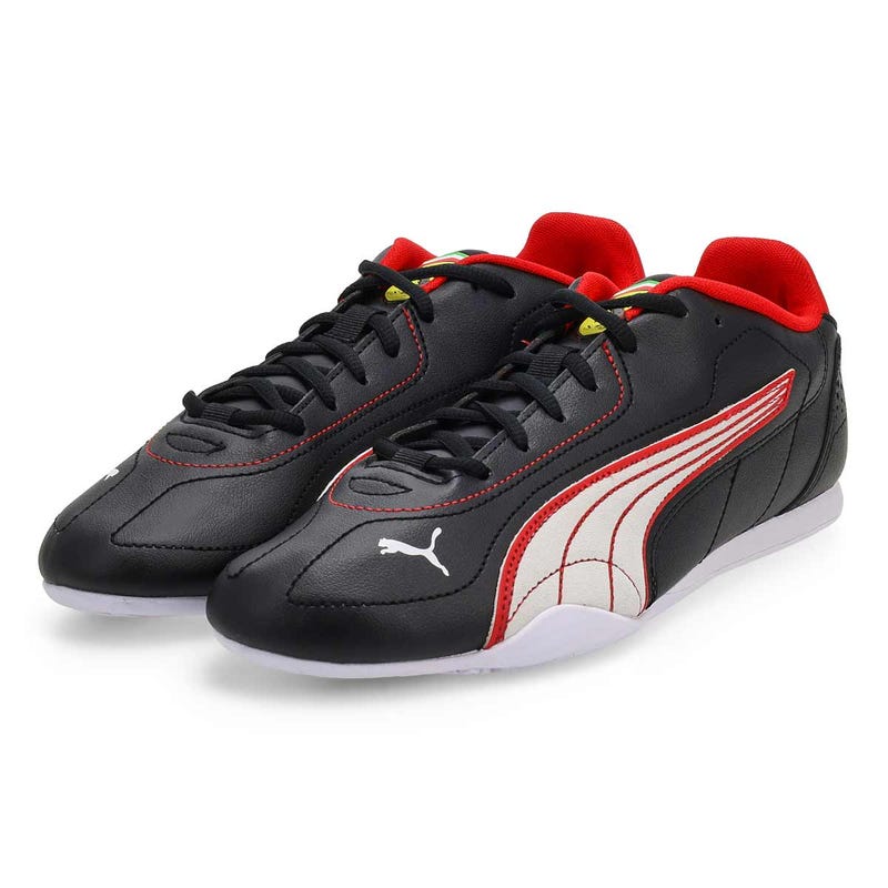 Baskets à lacets FERRARI PUMA CATCH, noir/blanc, hommes