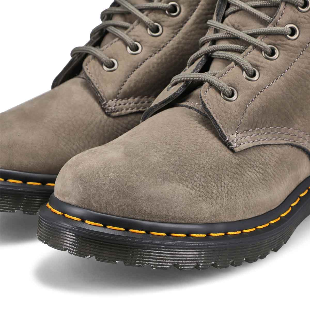 Women's Serena 8-Eye Lined Combat Boot - Nickel Grey