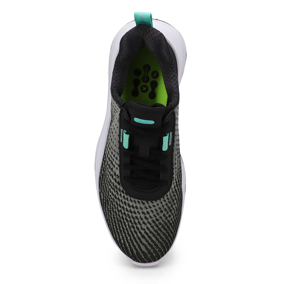 Women's Fusion Crush Sport Waterproof Golf Shoe - Black/Mint