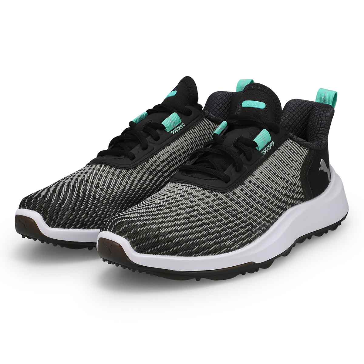 Women's Fusion Crush Sport Waterproof Golf Shoe - Black/Mint