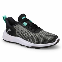 Women's Fusion Crush Sport Waterproof Golf Shoe - Black/Mint