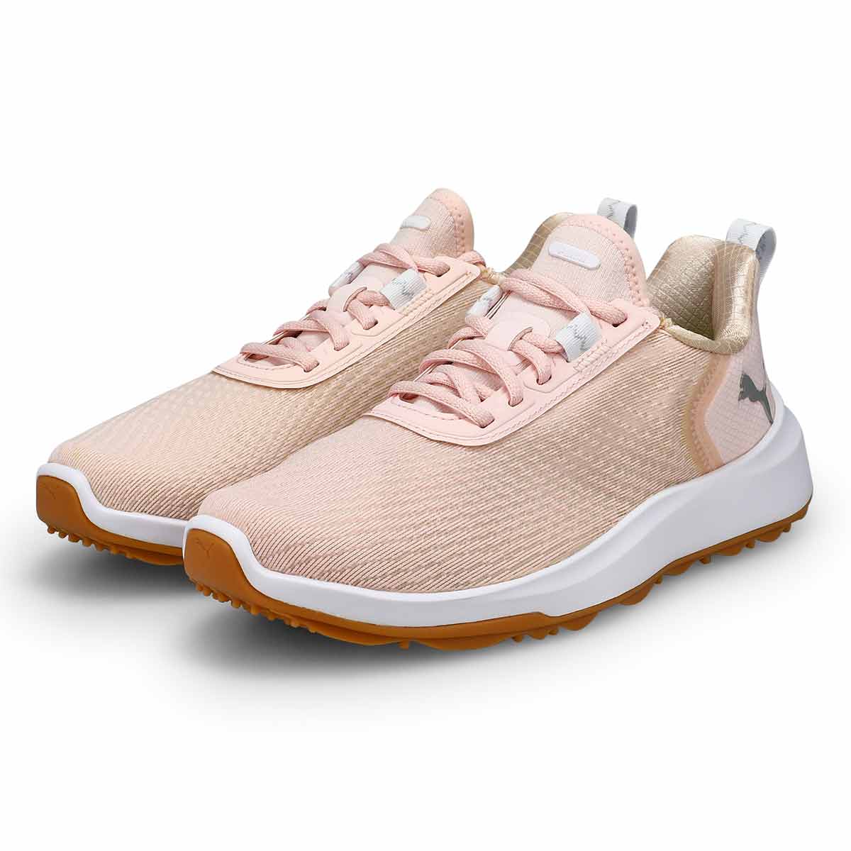 Women's  Fusion Crush Sport Waterproof Golf Shoe - Frosty Pink/Gum