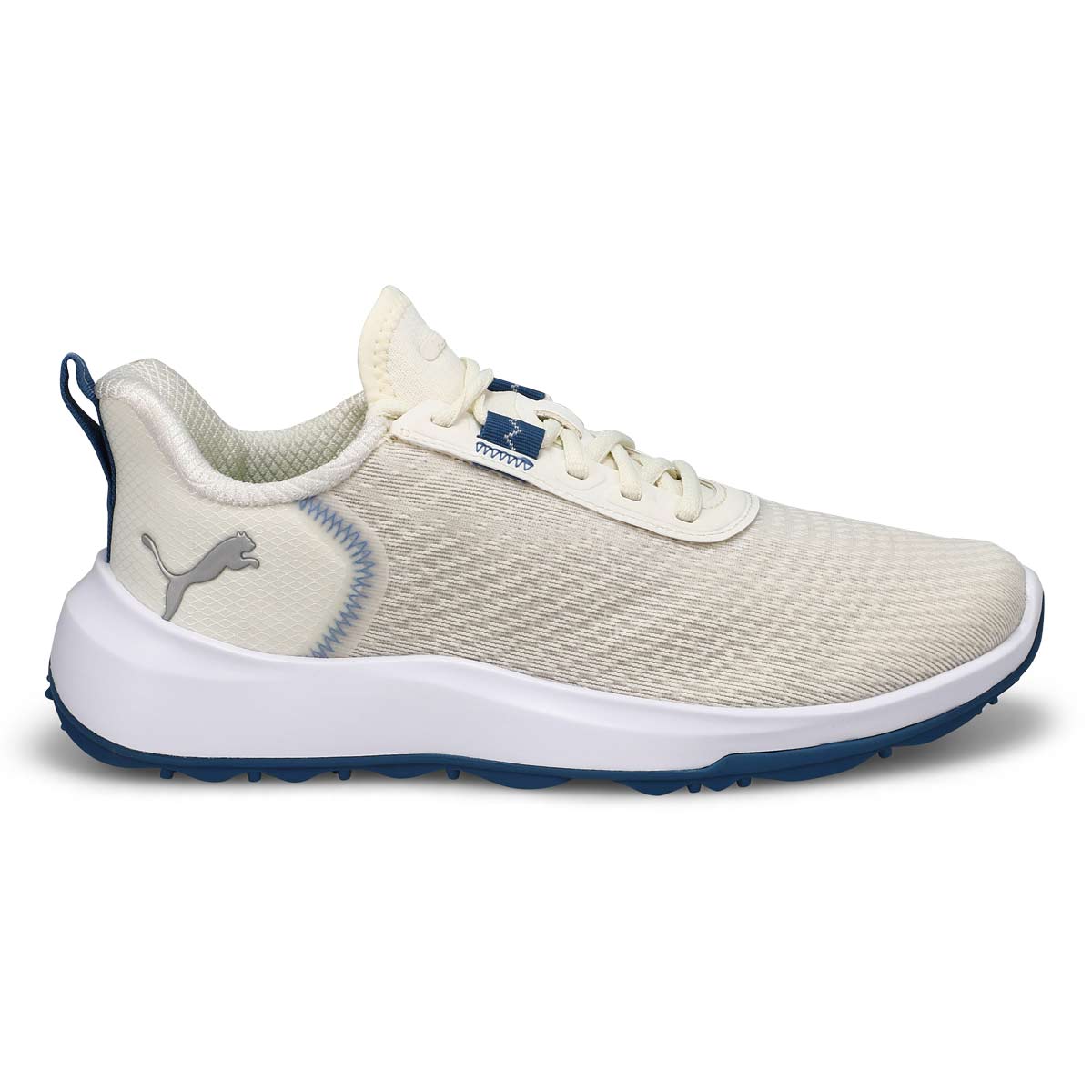 Women's Fusion Crush Sport Waterproof Golf Shoe - Warm White/Blue Horizon