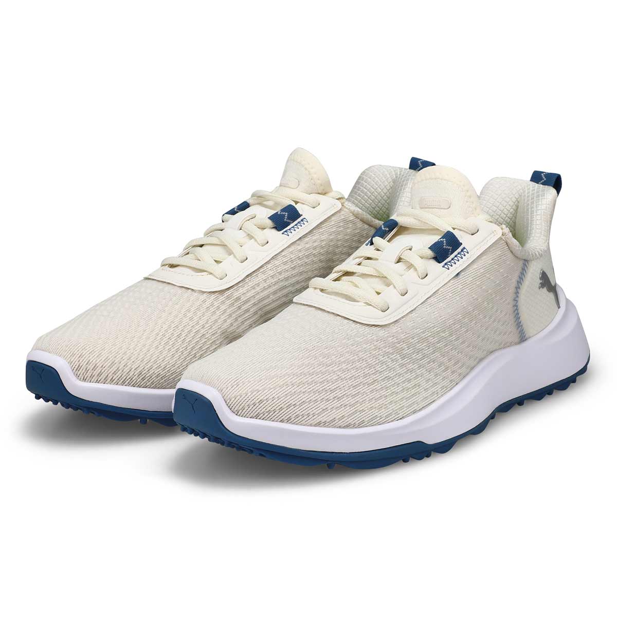 Women's Fusion Crush Sport Waterproof Golf Shoe - Warm White/Blue Horizon
