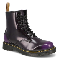 Women's 1460 Vegan Smooth 8-Eye Combat Boot- Purple