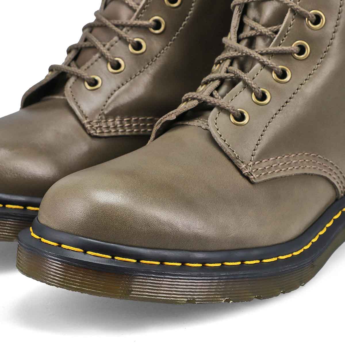 Men's 1460 Pascal 8-Eye Smooth Combat Boot - Olive Carrara