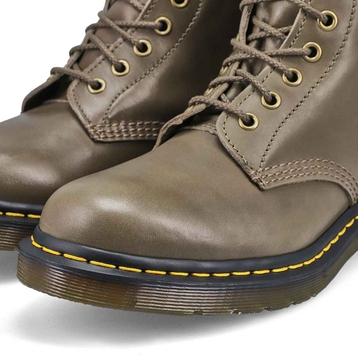 Men's 1460 Pascal 8-Eye Smooth Combat Boot - Olive