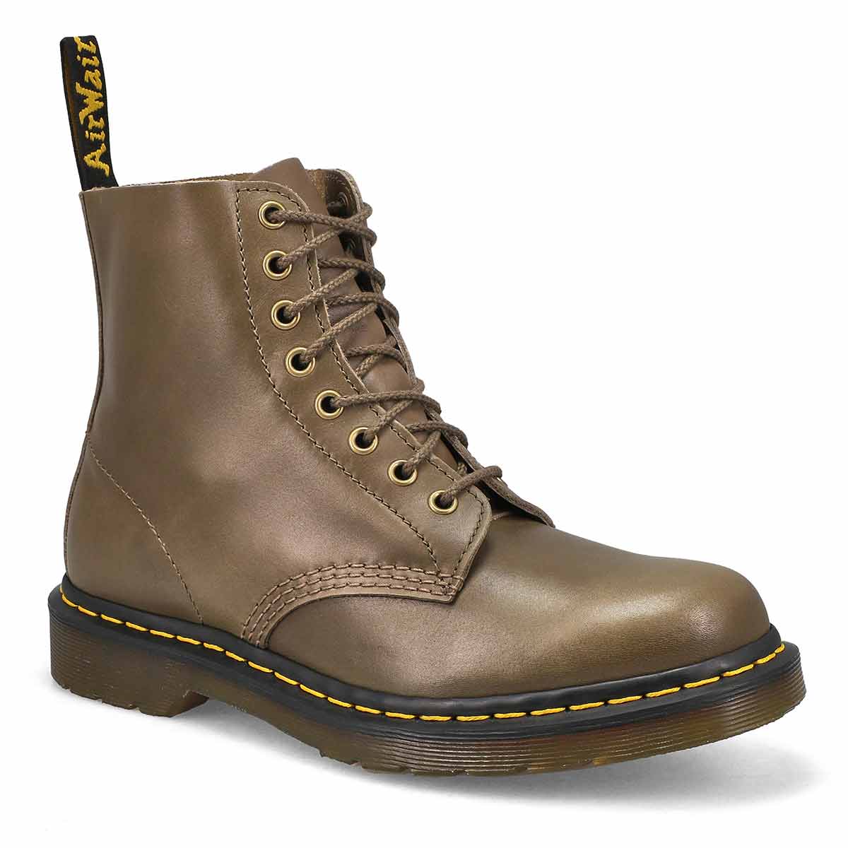 Men's 1460 Pascal 8-Eye Smooth Combat Boot - Olive Carrara