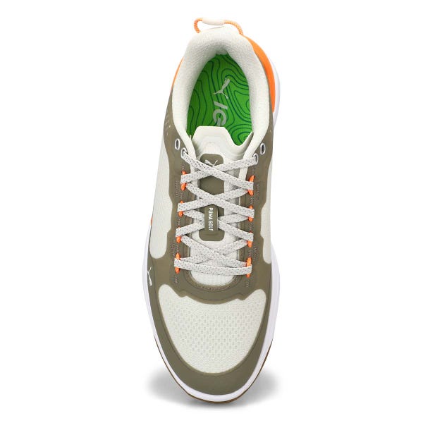 Chaussure de golf imperméable IGNITE ELEVATE X, gris paisible/mousse veloutée/orange fluo, hommes