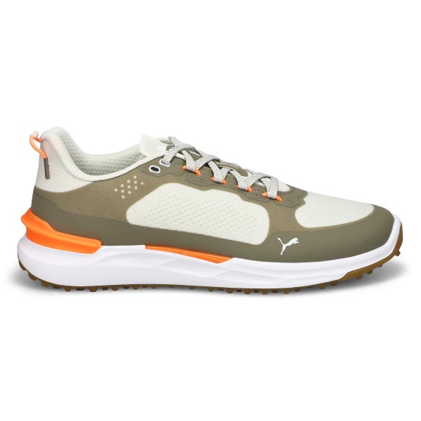 Chaussure de golf imperméable IGNITE ELEVATE X, gris paisible/mousse veloutée/orange fluo, hommes