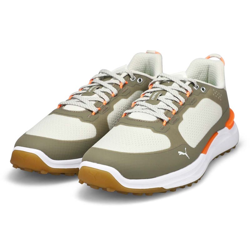 Chaussure de golf imperméable IGNITE ELEVATE X, gris paisible/mousse veloutée/orange fluo, hommes