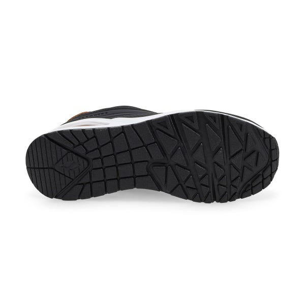 Baskets à lacets UNO GEN1, noir/or rose, filles