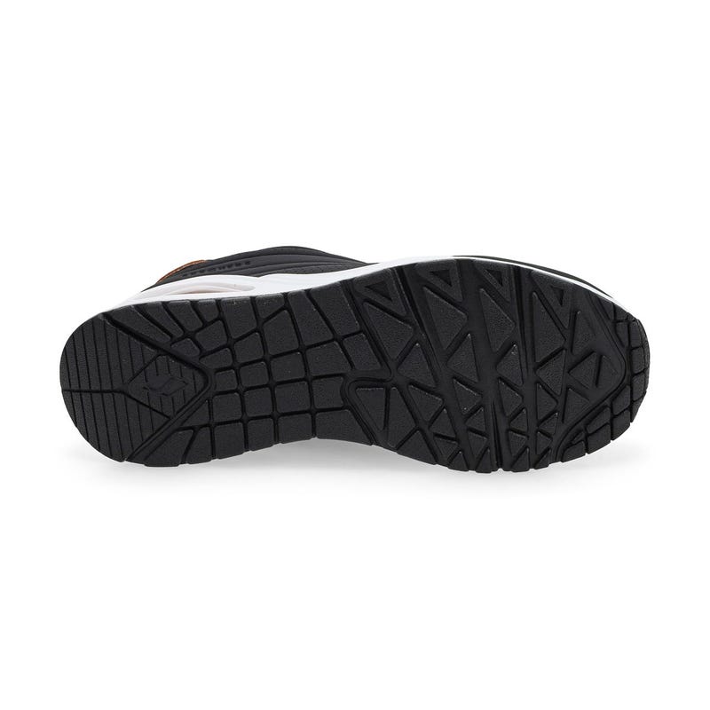 Baskets à lacets UNO GEN1, noir/or rose, filles