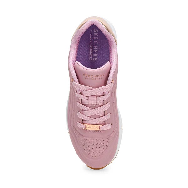 Baskets à lacets UNO GEN1 SHIMMER WAVE, rose, filles