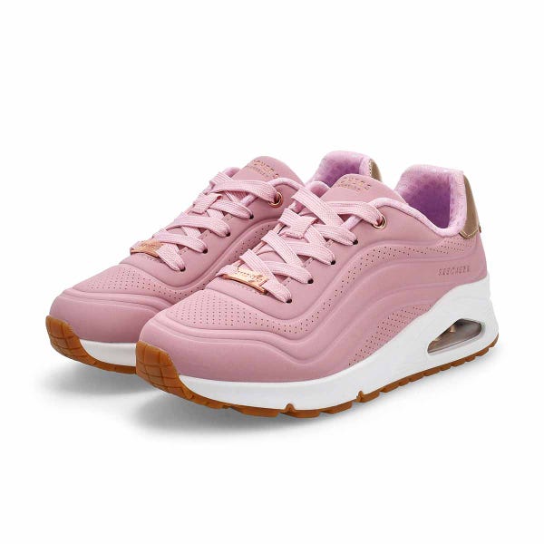 Baskets à lacets UNO GEN1 SHIMMER WAVE, rose, filles