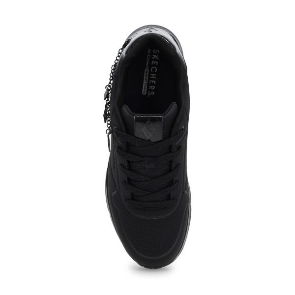Girls'  Uno Gen1 She's Charming Lace Up Sneaker - Black/Black