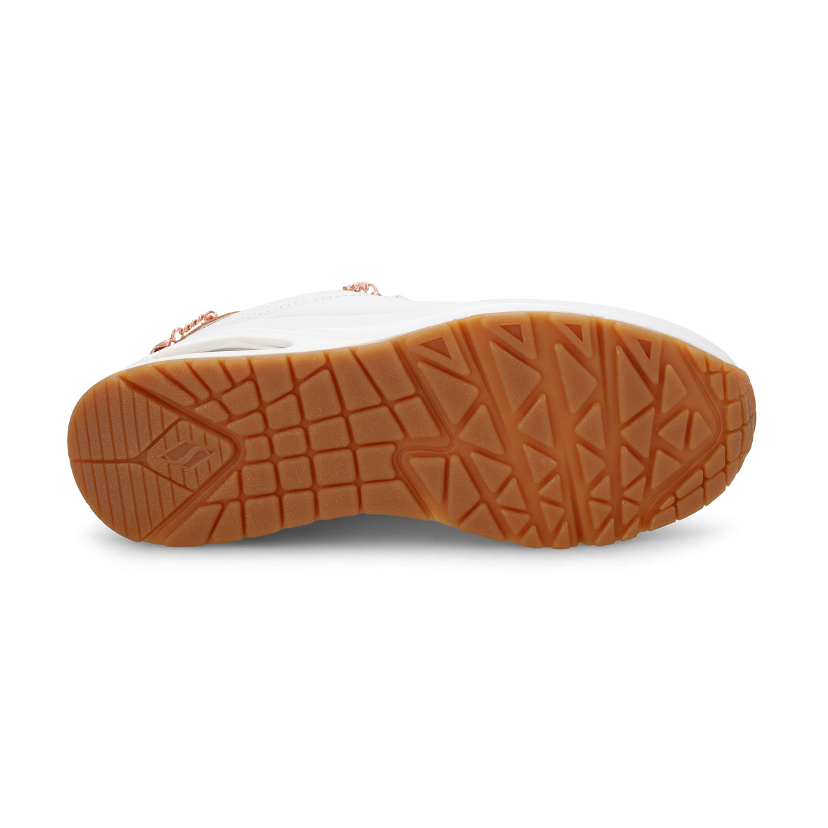 Girls'  Uno Gen1 She's Charming Lace Up Sneaker - White/Rose Gold