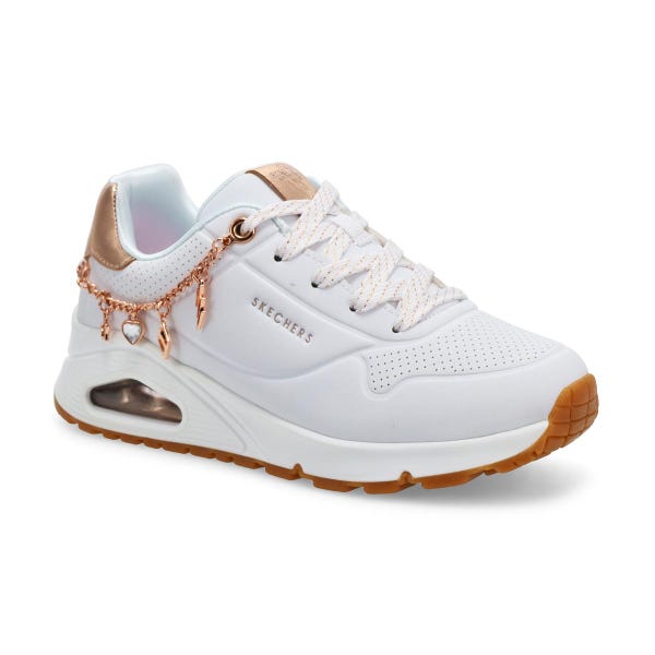 Baskets à lacets UNO GEN1 SHE'S CHARMING, blanc/or rose, filles