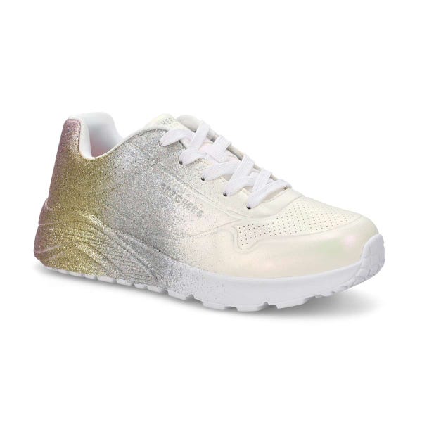 Baskets UNO LITE METALLIC SHIMMERS, blanc/multi, filles