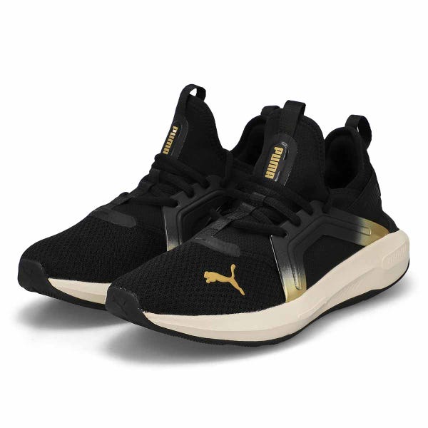 Baskets à enfiler SOFTRIDE ENZO 5 METALLIC, noir/métallique, femmes