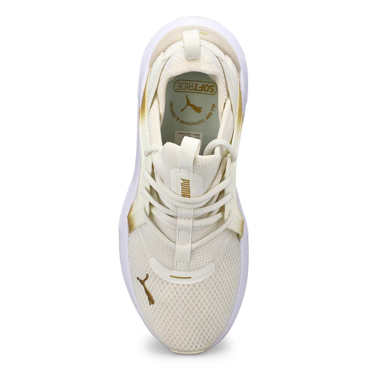 Women's Softride Enzo 5 Metallic Slip On Sneaker - White/Metallic