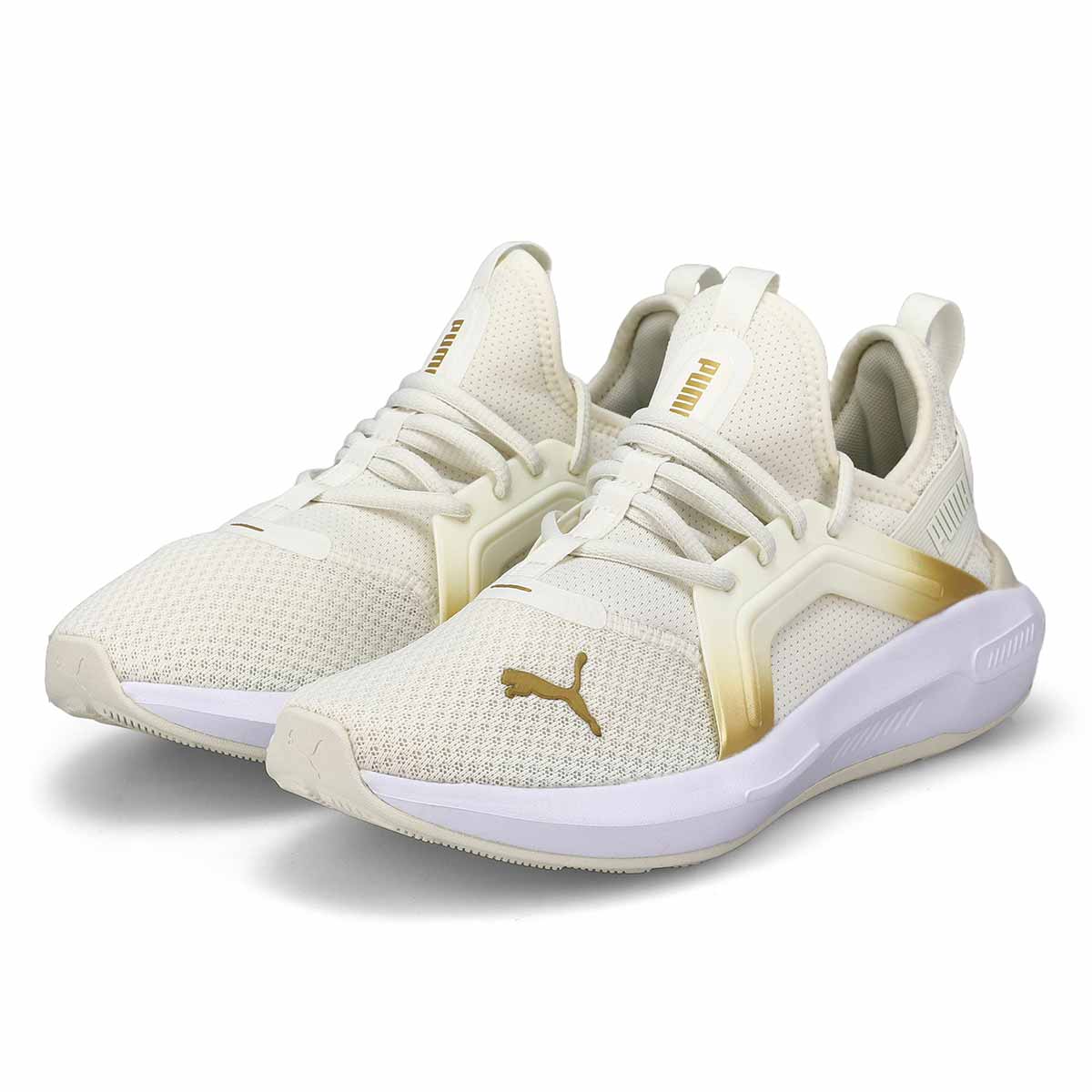 Women's Softride Enzo 5 Metallic Slip On Sneaker - White/Metallic
